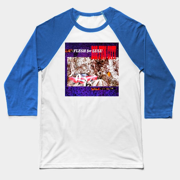 Big Fun City 1985 Alternative Throwback Design Baseball T-Shirt by AlternativeRewind